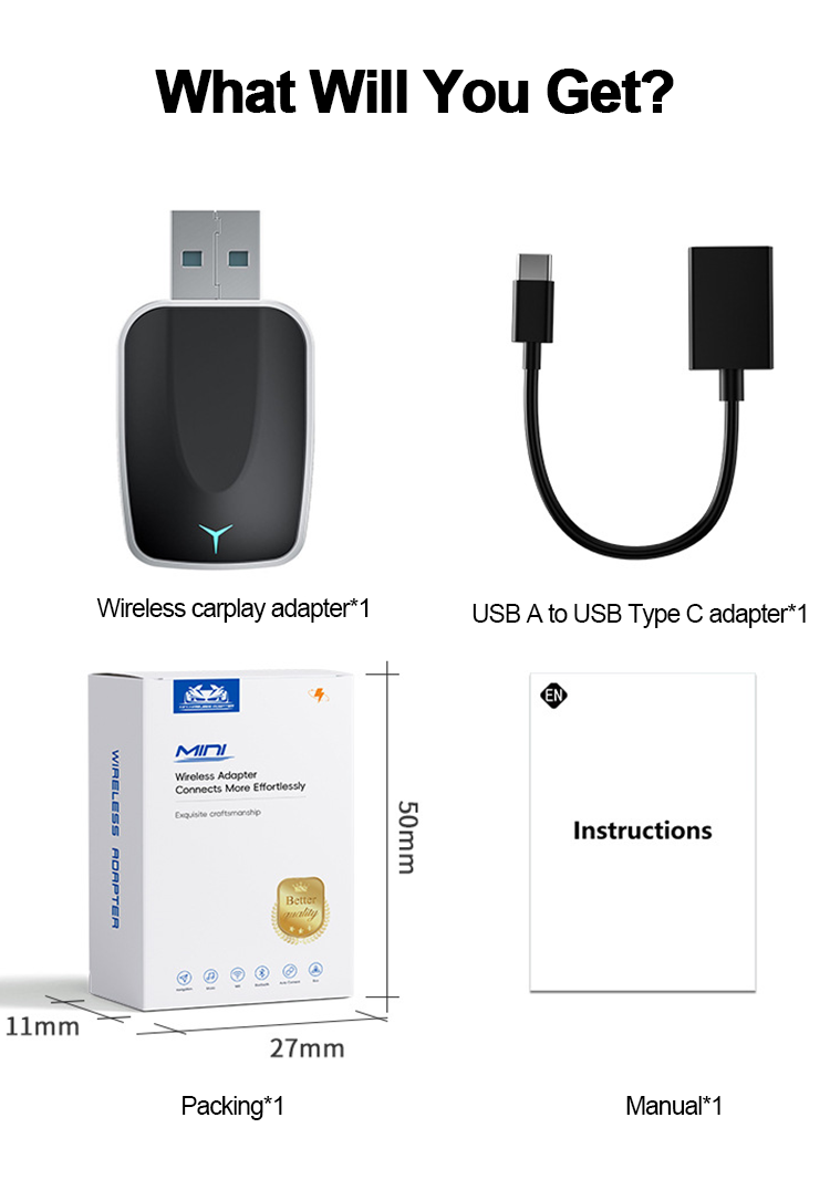 Adaptor Auto 2-in-1: CarPlay & Android Auto Fara Fir