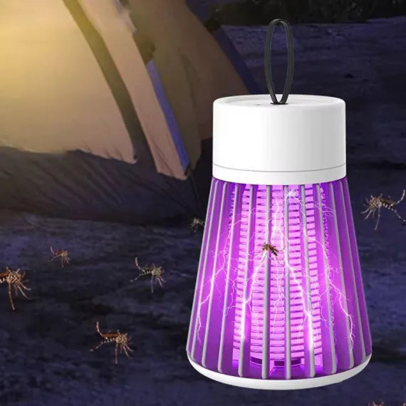 Lampă Anti-Insecte cu Șoc Electric – Reîncărcabilă USB, Fără Chimicale