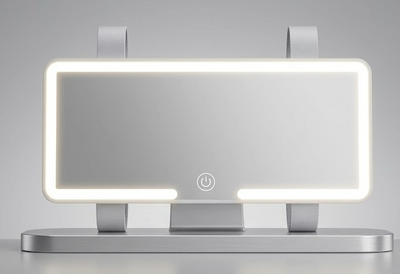 Oglindă de Machiaj pentru Mașină cu 3 Moduri de Lumină – Upgrade-ul Esențial pentru Mașina Ta.
