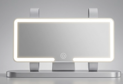 Oglindă Cosmetica Auto cu 3 Moduri de Lumină – Upgrade-ul Esențial pentru Mașina Ta.
