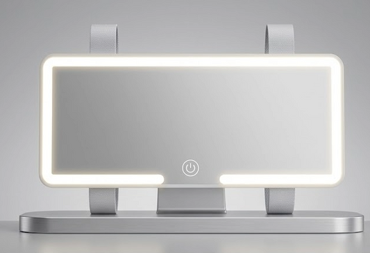 Oglindă Cosmetica Auto cu 3 Moduri de Lumină – Upgrade-ul Esențial pentru Mașina Ta.